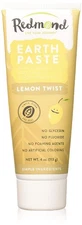 Redmond Earthpaste Mineral Toothpaste with Silver Lemon Twist 4 Oz