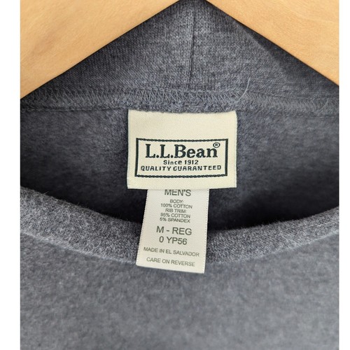 EUC Vintage 100% Baumwolle L.L. Bean grauer Rollkragenpullover Pullover Größe M - Bild 3 von 3