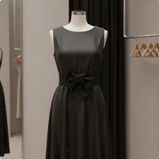 Wide Elastic Women Belt with Decorative Bow Dress Belt