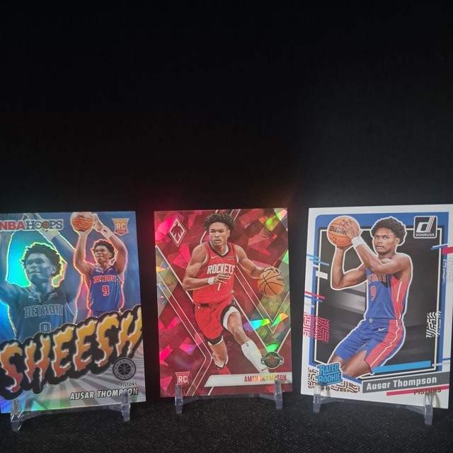 2023-24 Panini Phoenix - Rookies Amen Thompson #300 Red Ice Phoenix (RC)