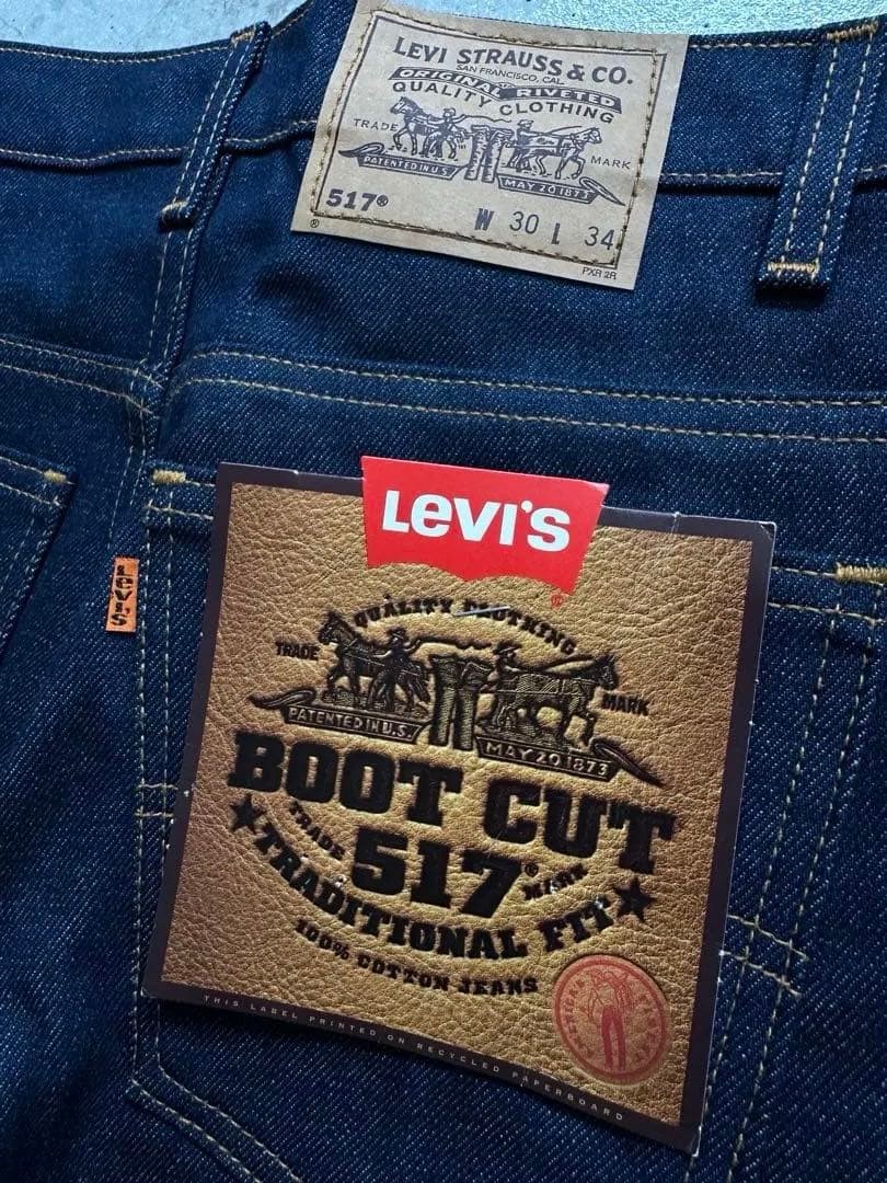 Orange Tab Usa Levi'S 517 30 34 Dead Stock thumbnail 11