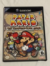 Paper Mario: The Thousand-Year Door(GameCube, 2004) Complete CIB, Black Label