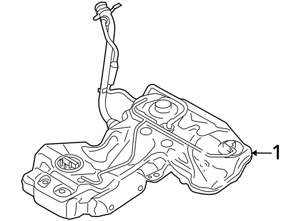 油箱轿车适用于 13 - 16 奥迪 A4 644900 — 第 4/4 张图片