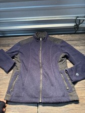 KUHL Alfpaca Fleece Full Zip Jacket Womens Size Xl Purple