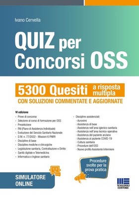 Ivano Cervella Quiz per concorsi OSS. 5300 Quesiti a risposta multip (Paperback)