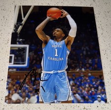 LEAKY BLACK SIGNED 8X10 PHOTO NORTH CAROLINA TAR HEELS BASKETBALL UNC AUTOGRAPH