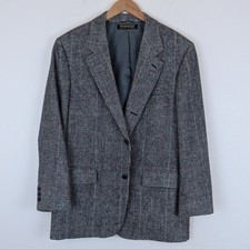 Vintage Brooks Brothers Union Made 100 Camel Hair Glen Check Blazer