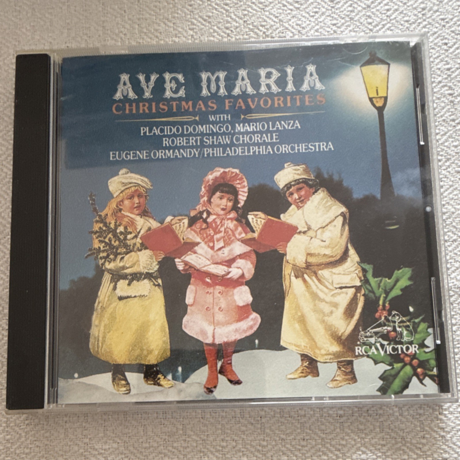 Placido Domingo Mario Lanza Vienna Choir Boys Ave Maria Christmas CD RCA Victor
