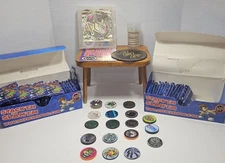 Official POG Slammer Whammers Series 1 - 40 Sealed Packs Tournament Set & Extras