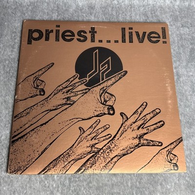JUDAS PRIEST Priest Live! 2-LP Orig 1987 Columbia Embossed Gatefold
