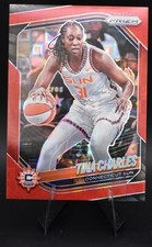 Tina Charles 2025 Panini Prizm Red Pandora 40/199 + Base Card - Connecticut Sun