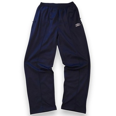 Umbro Kids XL Navy Blau Bestickt Retro Vintage Workout Straight Leg Jogginghose