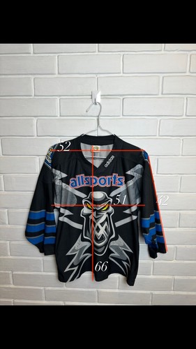 Manchester Storm Adidas Vintage Hockey Trikot sehr selten 90er England Jungen L - Bild 14 von 14