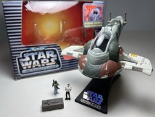 STAR WARS Micro Machines Action Fleet SLAVE 1 w  Boba  Han Solo & CARBONITE Solo