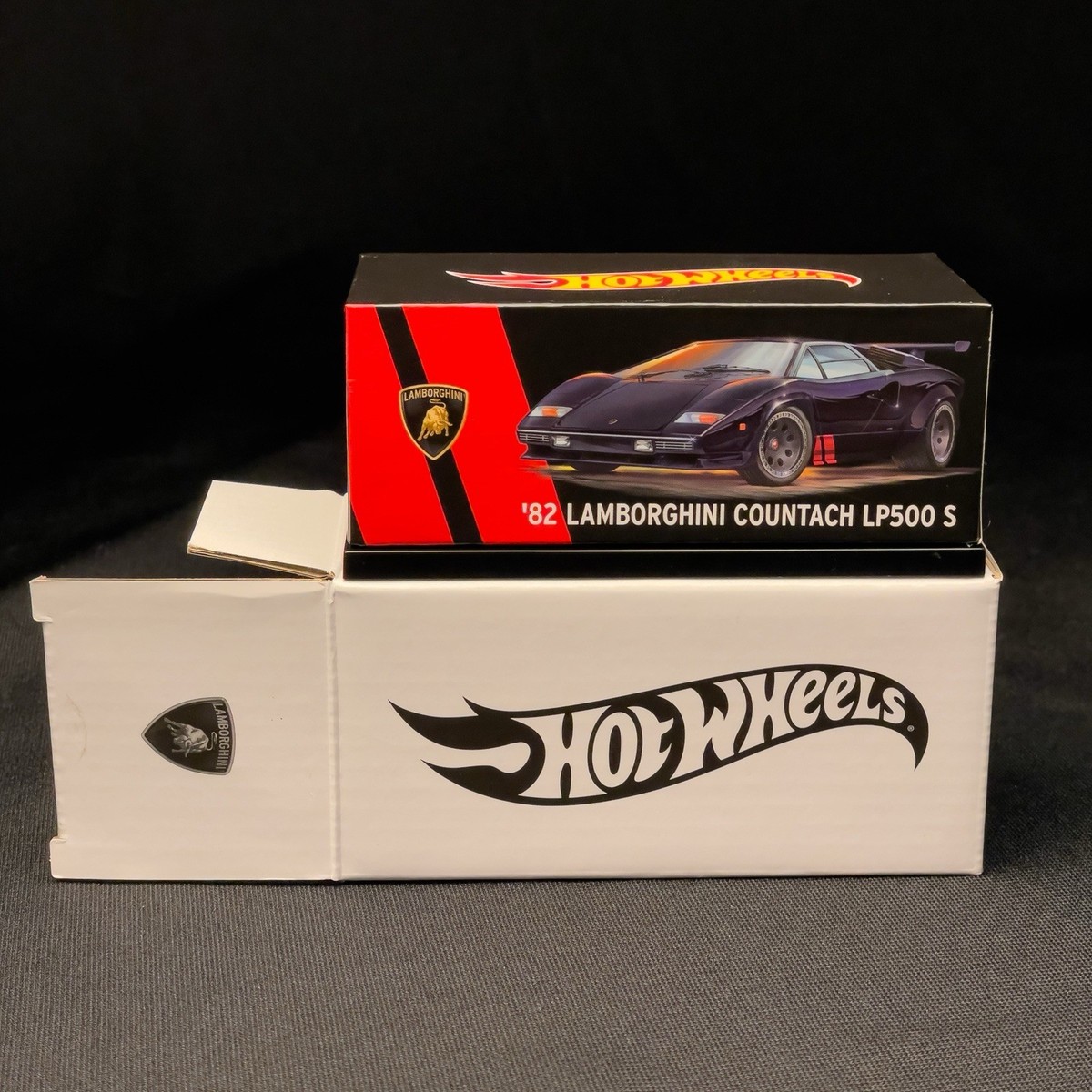 ホットウイール RLC ランボルギーニ カウンタック LP500 S ブラック 🇮🇹🇮🇹🇮🇹Hot Wheels RLC '82 Lamborghini Countach LP500 S