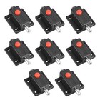 <!--F#f_0-->Door Bolt Lock 37mm ABS Sliding Barrel Keyless Latch with Switch Button 8Pcs<!--F/-->