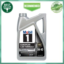 Mobil 1 FS European Car Formula Full Synthetic Motor Oil 0W-40, 5 Quart, NEW