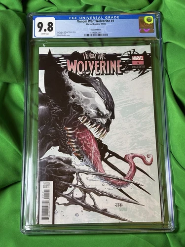 🔥Venom War Wolverine #1 CGC 9.8 Grade W/Raw Copy Joshua Cassara Variant Cover🔥