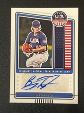 Brady Tygart 2023 Panini USA Stars & Stripes Auto CNTC-BT