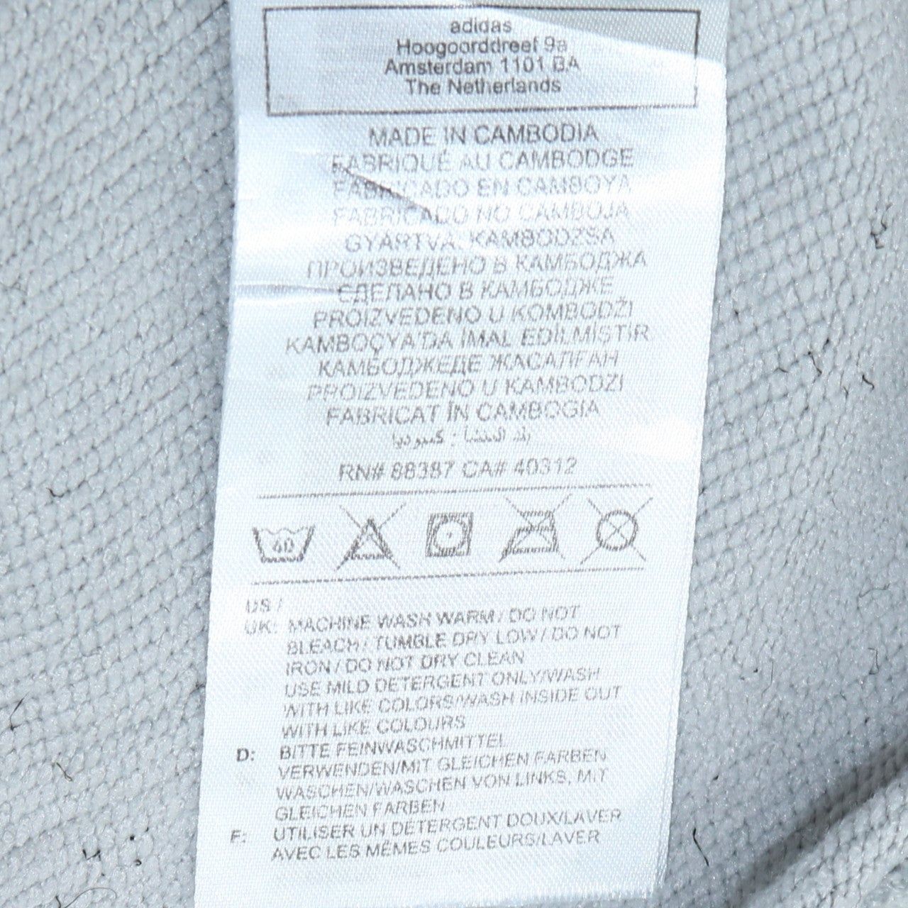 Adidas Grey Hoodie Womens M image 8