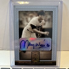 2005 Donruss Greats Maury Willis Auto 
