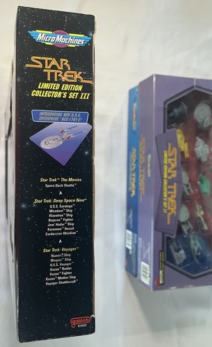 NIB Micro Machines Star Trek Limited Edition Collectors Set 1 2 3 Lot I II III - Picture 19 of 21