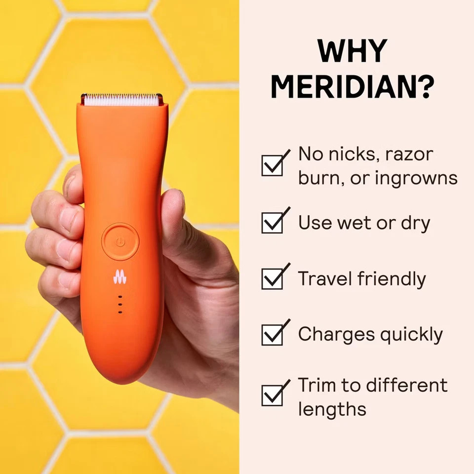Recortadora de pelo MERIDIAN Premium, púbica y corporal para hombres y mujeres, Foto 3 de 4