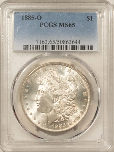 1885-O $1 MORGAN DOLLAR - PCGS MS-65