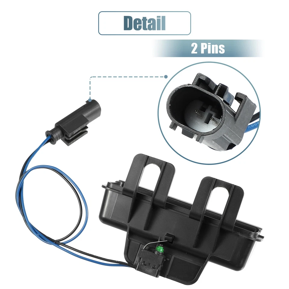 Pack (1) A4517470187 Liftgate Tailgate Hatch Handle Assembly for Smart Fortwo — 第 4/4 张图片