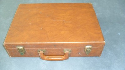 Xcelite Electronic Tools  TC-100 Attaché Tool Case Leather Hard Shell  Case