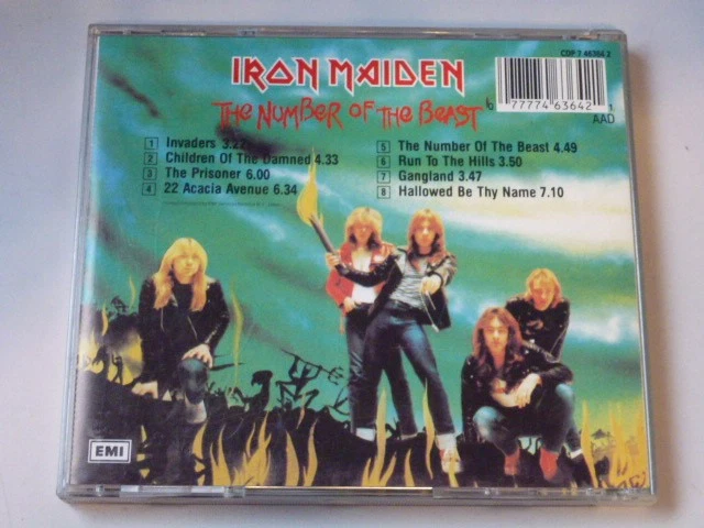 Iron Maiden - The Number of the Beast Cd Sammlungsauflösung - Bild 2 von 2