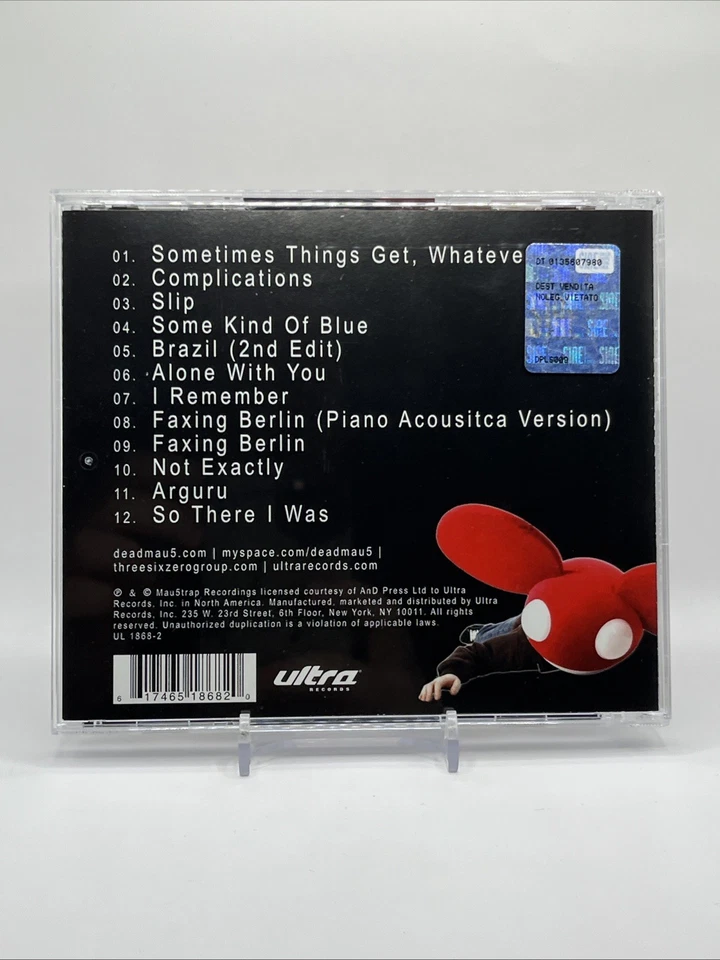 Random Album Title by Deadmau5 (CD, 2008) FAST POST  - RARE US IMPORT - Image 2 of 3