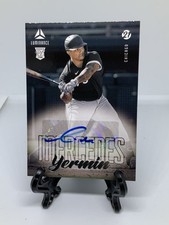 2021 Panini Chronicles - Luminance Autographs Yermin Mercedes #LA-YM Red /100...