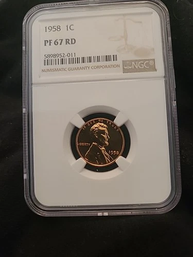 1958 Lincoln Wheat Cent NGC PF 67 RD