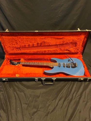 Vintage 1986 Kramer American Pacer Guitar Flip Flop Blue W/Case-Excellent!
