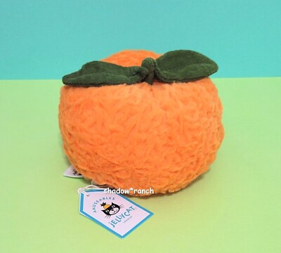 Jellycat Clementine Amusables Orange Plush Fruit Stuffed