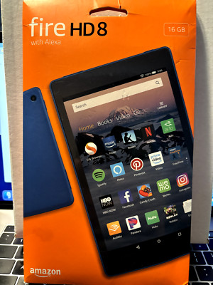 Amazon Fire HD 8 (8th Generation) 16 GB, Wi-Fi, 8 in - Marine Blue