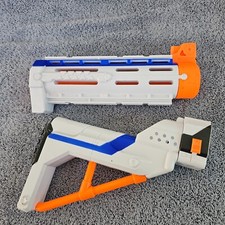 Nerf Retaliator N-Strike Elite Stock and Front Barrel- White Replacement Part