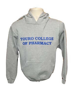 Touro College of Pharmacy Adult Small Gray Hoodie Sweatshirt