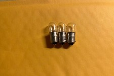 3 BAYONET 44 INCANDESCENT LAMPS / 6.3v .25A/BULBS BA9s / Marantz