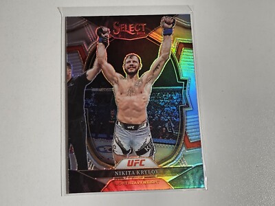Nikita Krylov 2023 Panini Select UFC Silver Prizm 