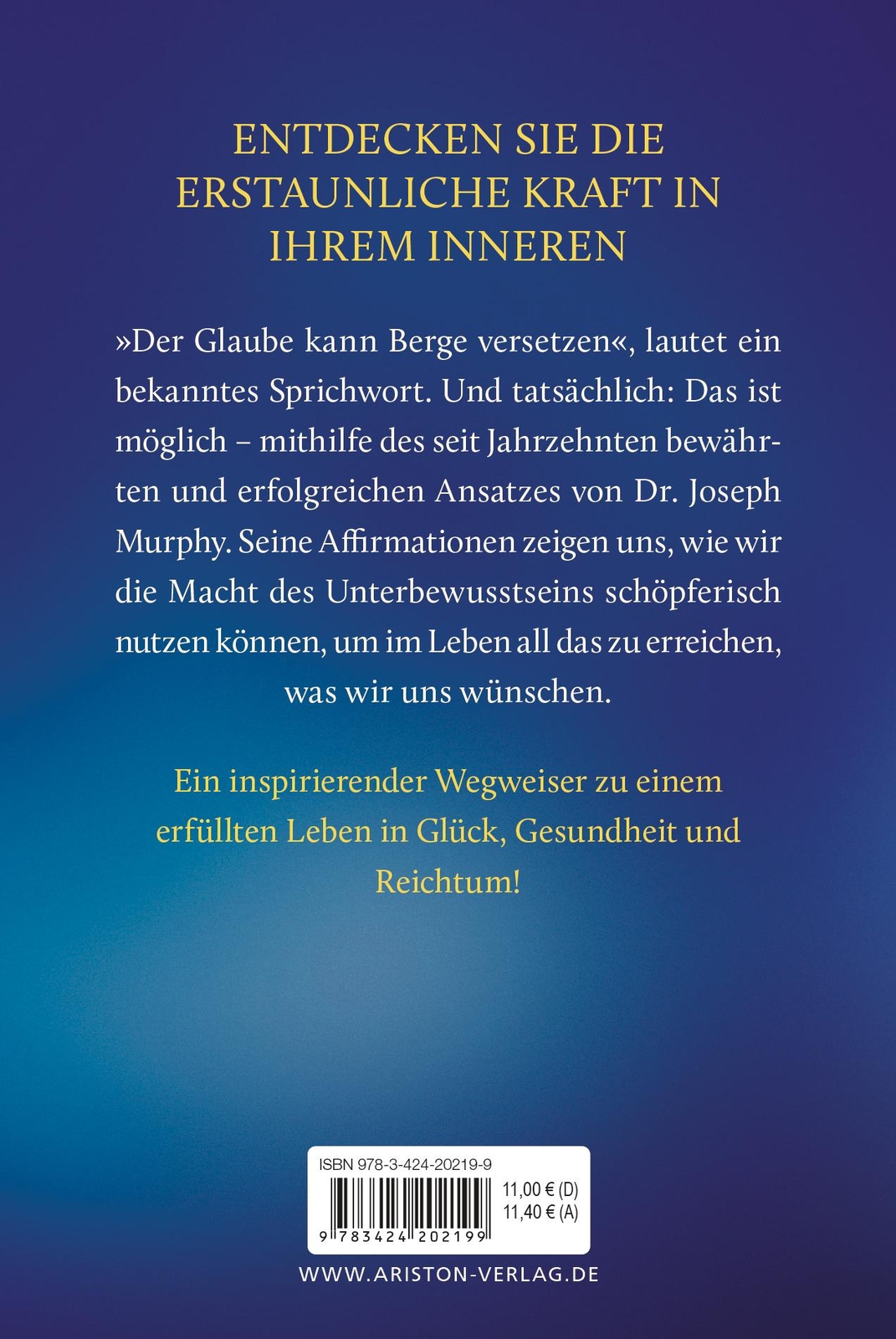 Thumbnail - Die Macht Ihres Unterbewusstseins Joseph Murphy 9783424202199