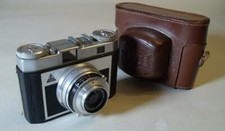 Tower 51 35mm Camera with 50mmf Lens and Leather Case . Made in Germany.