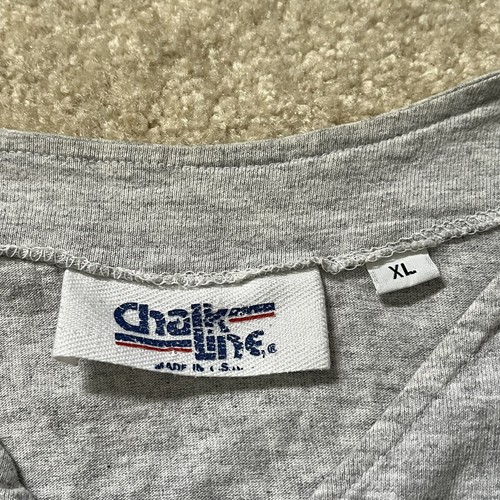 VINTAGE Chicago White Sox Hemd Herren Extra Large grau weiß Kreidelinie hergestellt in den USA - Bild 3 von 11