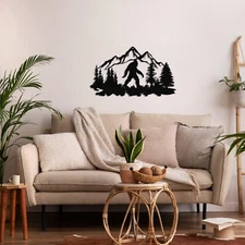 Big Foot Metal Wall Art, Wall Decor, Wall Hangings, Home Decor Wall Art
