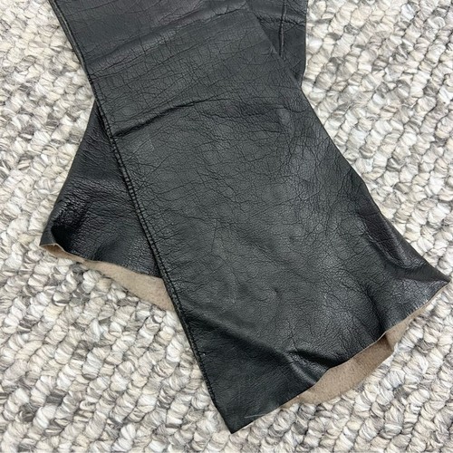 Vintage Made in France kid leather long black 13 inch gloves 6 - Picture 6 of 14