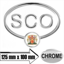 3D Mirror Chrome Effect Stickers Domed Gel Motorcycle Car Decal Badge GB UK ENG