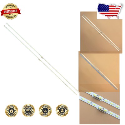 Flexible LED Backlight Strips for 65 Inch Televisions - Dual Pack, Easy Setup