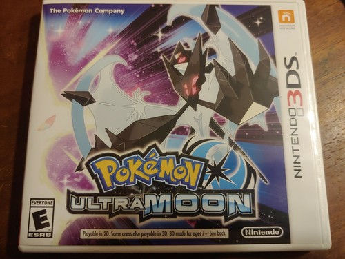 Pokemon Ultra Moon -Original Case With Insert -NO GAME - Fast Shipping Authentic