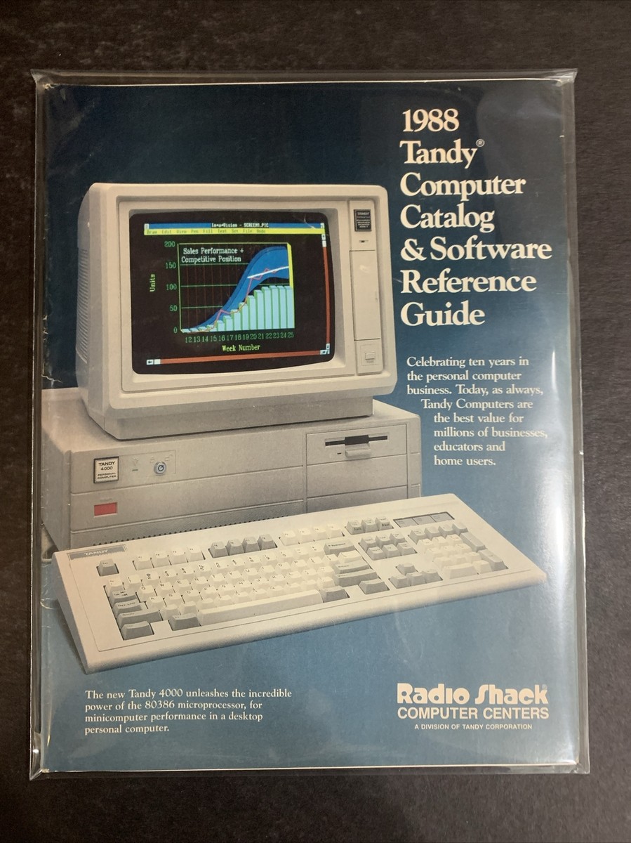 Tandy Computer 1988 Catalog and Software Reference Guide (Radio